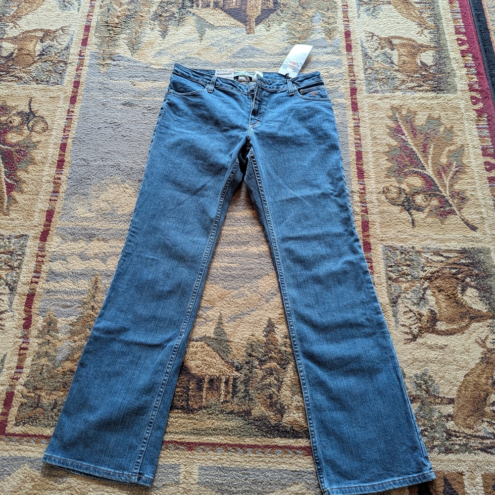 Harley-Davidson Women's Blue Boot Cut Jeans
